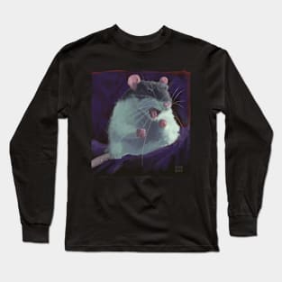 Ratita aprieta el puño de rabia Long Sleeve T-Shirt